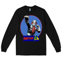 Black KAMEN RIDER V3 PUNCH Long Sleeve Tee - FloraArt