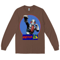 Chestnut KAMEN RIDER V3 PUNCH Long Sleeve Tee - FloraArt