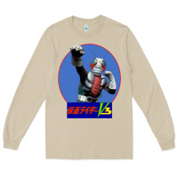 Mushroom KAMEN RIDER V3 PUNCH Long Sleeve Tee - FloraArt