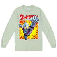 Matcha ultraman exclusive yellow Long Sleeve Tee - FloraArt