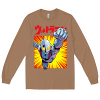 Toasted Coconut ultraman exclusive yellow Long Sleeve Tee - FloraArt