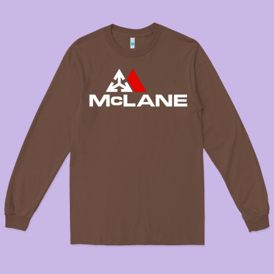 Cool Mclane Design Long Sleeve Tee Designed By Floraart