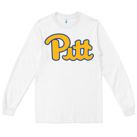 White Pitt Panthers Long Sleeve Tee - FloraArt