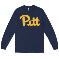 Navy Pitt Panthers Long Sleeve Tee - FloraArt