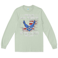 Matcha proud air force step dad veteran vintage flag veterans day t shirt Long Sleeve Tee - FloraArt