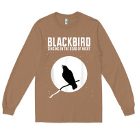 Toasted Coconut blackbird singing in the dead of night t shirt Long Sleeve Tee - FloraArt
