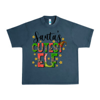 Midnight Navy santas cutest elf Urban Heavy Tee - CowhideDigitalArt