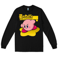 Black kirby men's pink Long Sleeve Tee - FloraArt