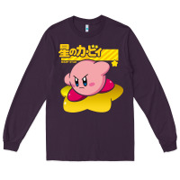 Plum kirby men's pink Long Sleeve Tee - FloraArt