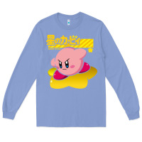 Colony Blue kirby men's pink Long Sleeve Tee - FloraArt