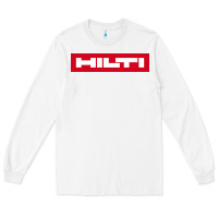 White hilti Long Sleeve Tee - FloraArt
