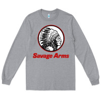 Heather Grey Savage Arms Long Sleeve Tee - FloraArt