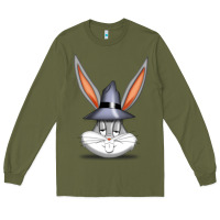 Army Green bugs bunny Long Sleeve Tee - FloraArt
