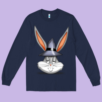 Bugs Bunny Long Sleeve Tee Designed By Floraart