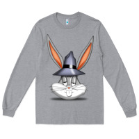 Heather Grey bugs bunny Long Sleeve Tee - FloraArt
