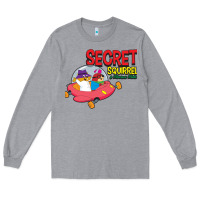 Heather Grey Secret Squirrel  51 Long Sleeve Tee - FloraArt