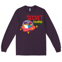 Plum Secret Squirrel  51 Long Sleeve Tee - FloraArt