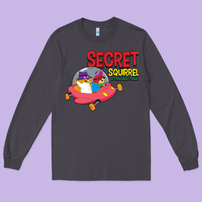 Secret Squirrel  51 Long Sleeve Tee Designed By Floraart