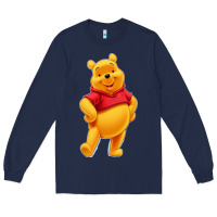 Navy pooh Long Sleeve Tee - FloraArt