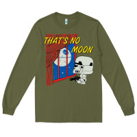 Army Green thats no moon Long Sleeve Tee - FloraArt