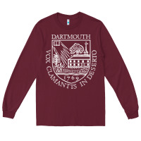 Burgundy dartmouth newspaper Long Sleeve Tee - FloraArt