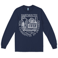 Navy dartmouth newspaper Long Sleeve Tee - FloraArt