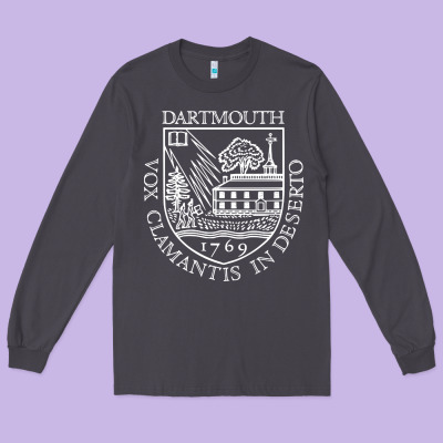 Dartmouth Newspaper Long Sleeve Tee Designed By Floraart