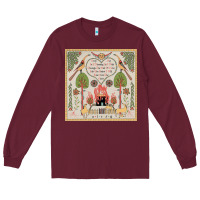 Burgundy Alex G Merch Blessing Shirt Long Sleeve Tee - FloraArt
