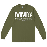 Army Green mm6 maison margiela Long Sleeve Tee - FloraArt