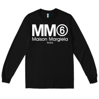 Black mm6 maison margiela Long Sleeve Tee - FloraArt