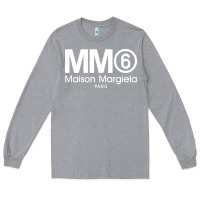 Heather Grey mm6 maison margiela Long Sleeve Tee - FloraArt