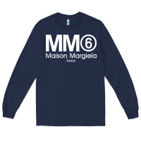 Navy mm6 maison margiela Long Sleeve Tee - FloraArt