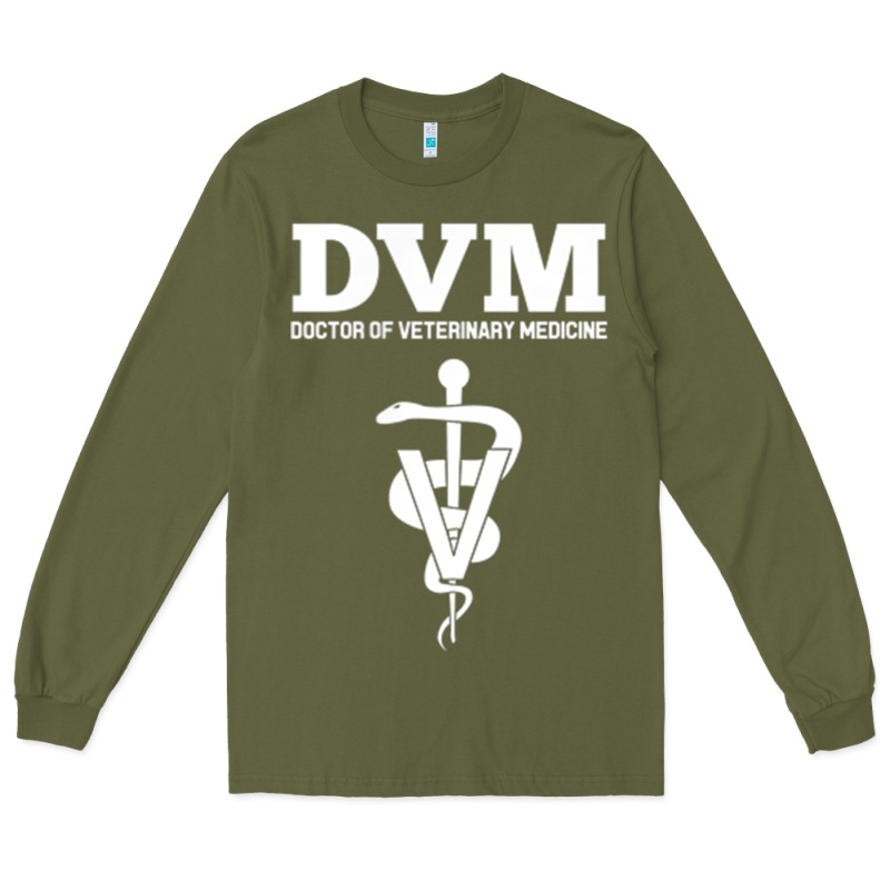 Doctor Of Veterinary Medicine Dvm Veterinarian Vet Tech Long Sleeve Tee by FloraArt | Teevron
