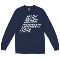 Navy Better Oblivion Community Center Long Sleeve Tee - FloraArt