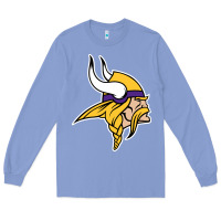 Colony Blue Team Of Minnesota American Football Long Sleeve Tee - FloraArt