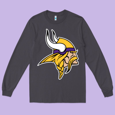 Team Of Minnesota American Football Long Sleeve Tee Designed By Floraart