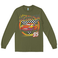 Army Green cars lightning mcqueen Long Sleeve Tee - FloraArt