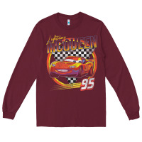 Burgundy cars lightning mcqueen Long Sleeve Tee - FloraArt