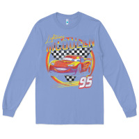 Colony Blue cars lightning mcqueen Long Sleeve Tee - FloraArt