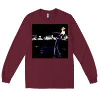 Burgundy roxy poster Long Sleeve Tee - FloraArt