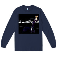 Navy roxy poster Long Sleeve Tee - FloraArt