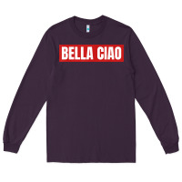 Plum bella ciao tshirt for casa song lovers  men women tshirt t shirt Long Sleeve Tee - FloraArt