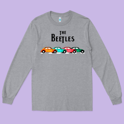 Beetles Long Sleeve Tee Designed By Floraart