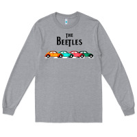 Heather Grey beetles Long Sleeve Tee - FloraArt