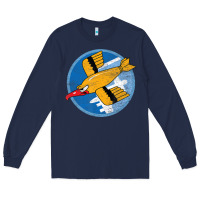 Navy Ww2 91St Bomb Squadron Flying Fortress Soaring Bird Patch Long Sleeve Tee - FloraArt