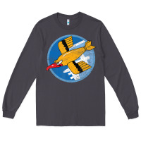 Smoke Ww2 91St Bomb Squadron Flying Fortress Soaring Bird Patch Long Sleeve Tee - FloraArt