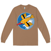 Toasted Coconut Ww2 91St Bomb Squadron Flying Fortress Soaring Bird Patch Long Sleeve Tee - FloraArt
