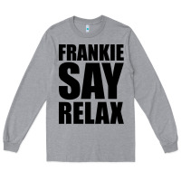 Heather Grey Frankie Say Relax Essential Long Sleeve Tee - FloraArt