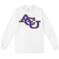 White ACU ABILENE CHRISTIAN UNIVERSITY Long Sleeve Tee - FloraArt