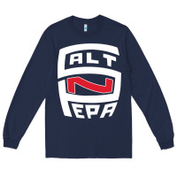 Navy salt n pepa Long Sleeve Tee - FloraArt